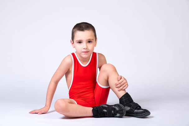  The concept of a little fighter athlete.  - Photo, Image
