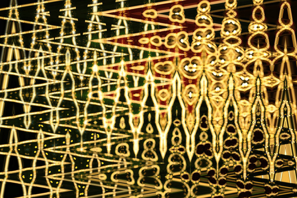 trendy gold yellow beautiful pattern background - Fotó, kép