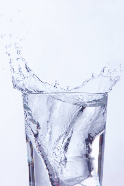 water splash in glass - Photo, Image