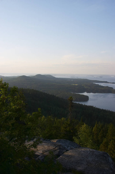 View from the top of the Koli, Finland - Foto, immagini