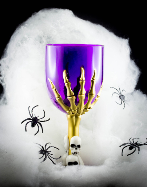 Halloween goblet with skulls - Photo, Image