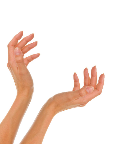 Primo piano del segno o del gesto della mano  - Foto, immagini