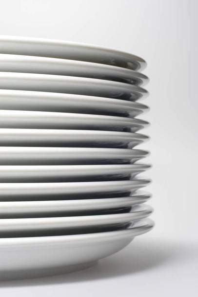 a stack of plates - Photo, Image