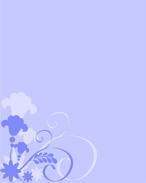 Floral Background, vector illustration - Foto, afbeelding