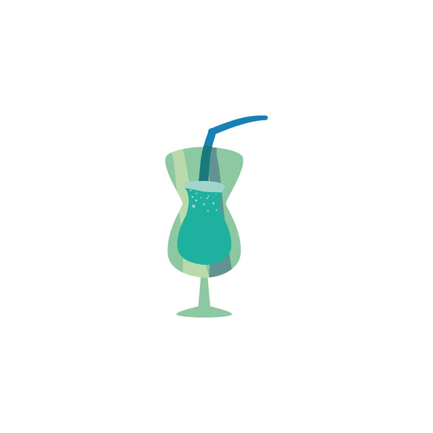 Izolovaný design vektoru alkoholového koktejlu - Vektor, obrázek