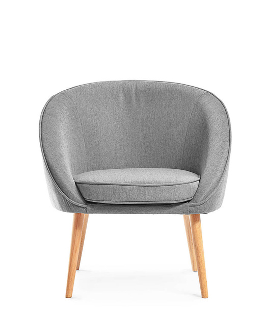 Modern armchair on white background - Фото, зображення