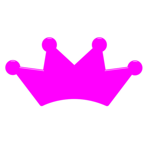 3D ροζ βασίλισσα στέμμα - Φωτογραφία, εικόνα
