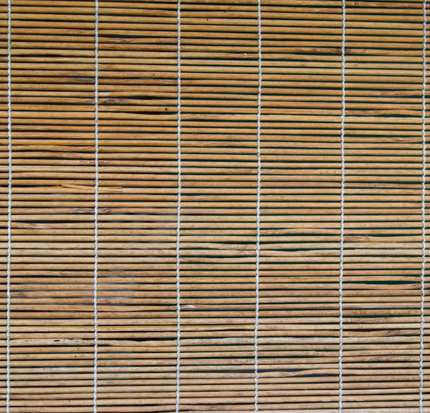 bamboo curtain on the windows - Φωτογραφία, εικόνα