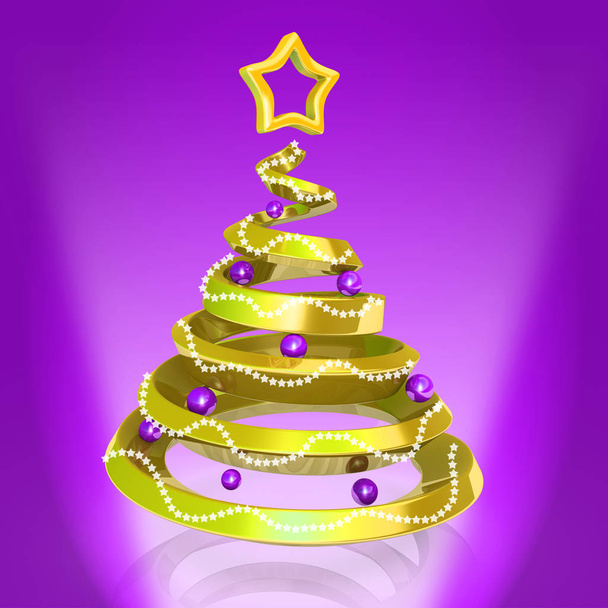 festive christmas tree holiday decorations - Valokuva, kuva