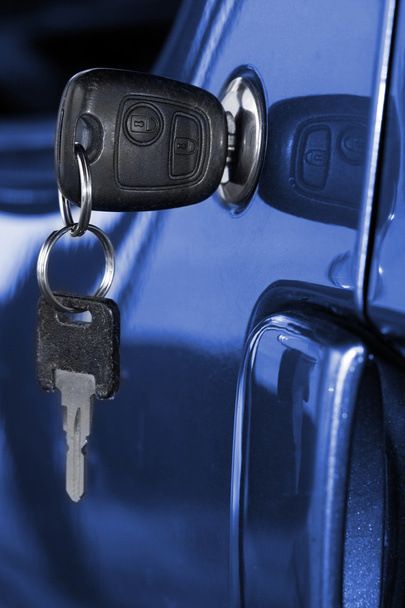 Schlüssel an Autotüren - Foto, Bild