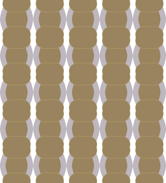 nahtloses Muster mit geometrischer Formgebung - Vektor, Bild
