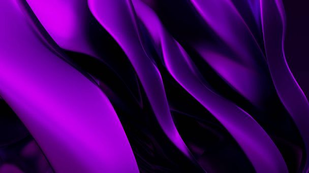 Résumé fond violet avec des tissus en croissance
 - Photo, image