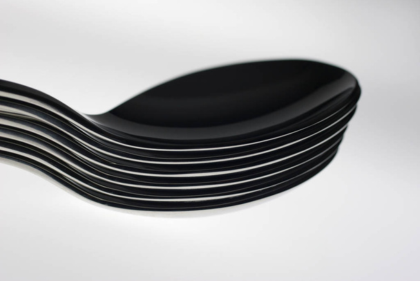 Closeup shot of modern cutlery  - Фото, зображення