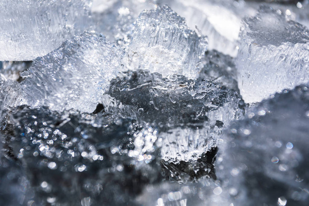 Frozen ice texture - Φωτογραφία, εικόνα