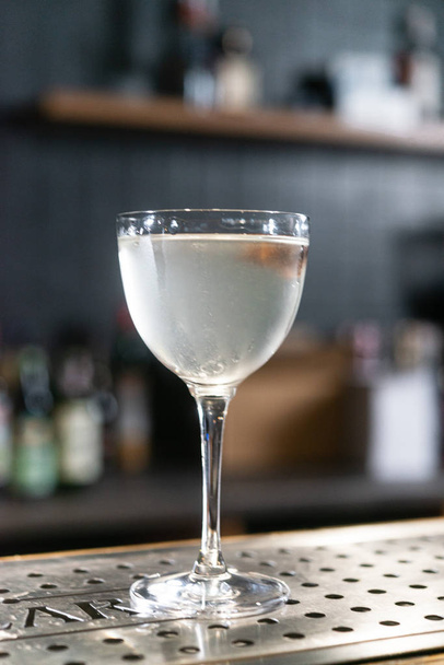 close up of fresh tasty cocktail in glass, drink concept   - Fotografie, Obrázek