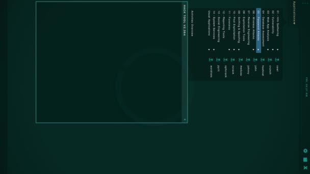 Függőleges videó - Hacker képernyő több ablakban megjelenítő kód húrok - Felvétel, videó