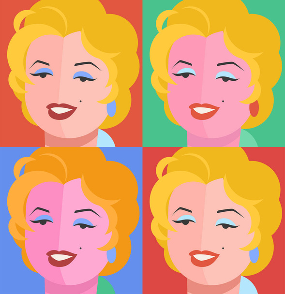 Retrato de Marilyn
 - Foto, Imagem