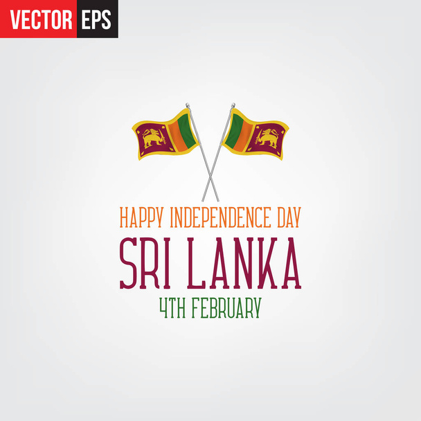 Национальный день Шри-Ланки
 - Вектор,изображение