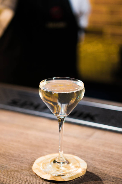 close up of vodka in glass, drink concept   - Foto, Imagem