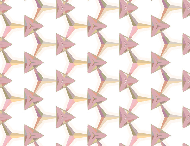 seamless pattern of abstract geometric shapes. vector illustration - Вектор, зображення