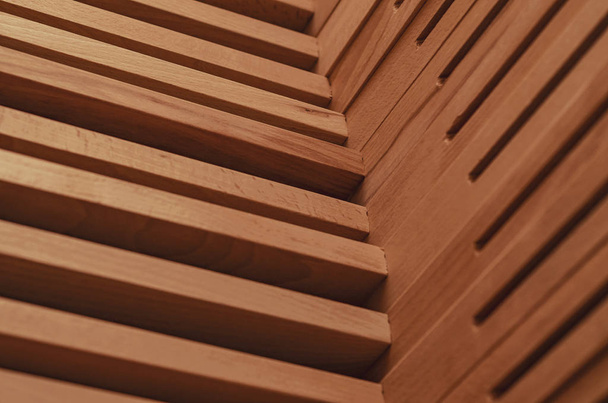 Juntas de esquina de madera, marrón, carpintería
 - Foto, Imagen
