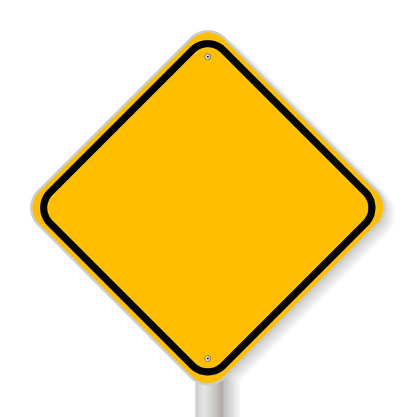 Yol işaretleri üzerinde beyaz izole - Vektör, Görsel