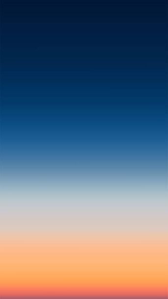 Abstract aerial panoramic view of sunrise gradient mesh over oce - Vector, Image