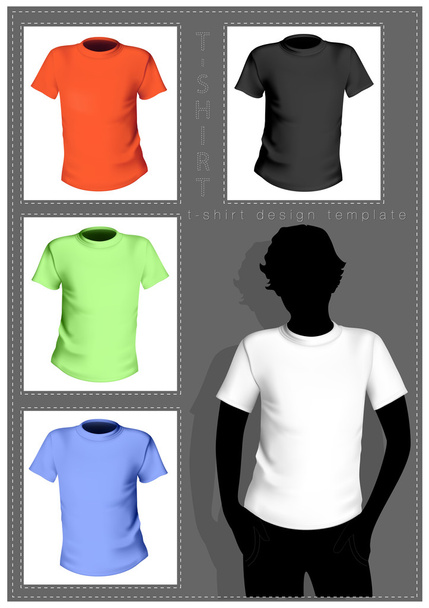 T-shirt template - Vector, Image