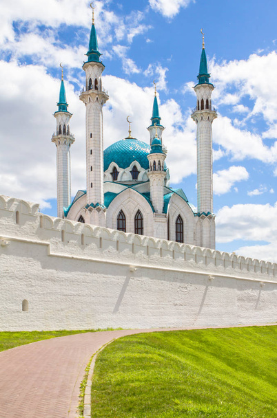 Rusya 'nın Kazan kentindeki Kul-Sharif-Camii - Fotoğraf, Görsel