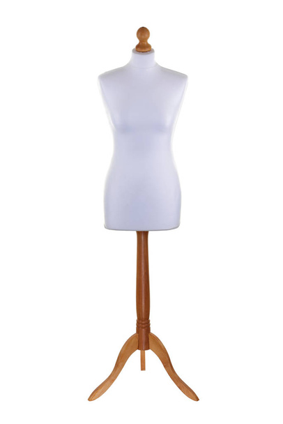 Tailors dummy mannequin on white with clipping path - Photo, Image
