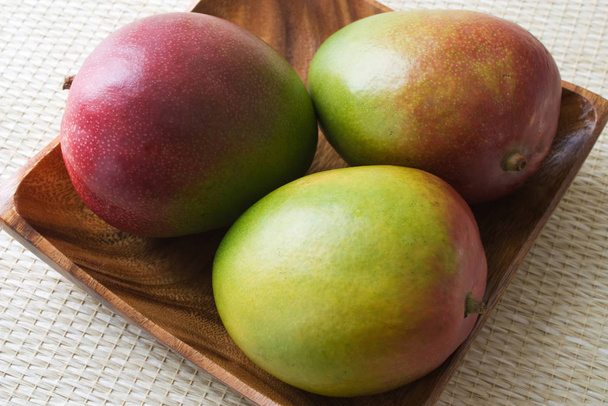 tropical fruit, mango, food concept - 写真・画像