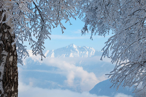 scenic view of majestic alps landscape - Fotó, kép