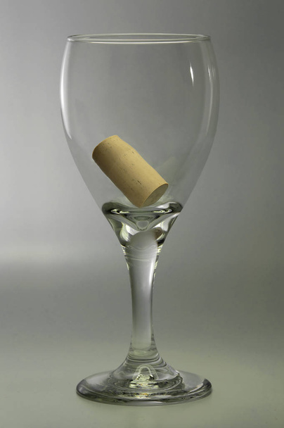 Wine Glass Satisfaction Concept - Foto, Bild