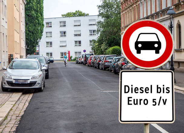 diesel driving ban in german - 写真・画像