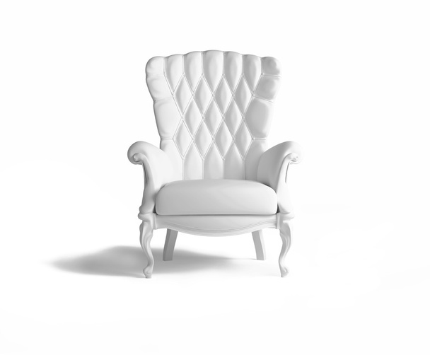 空白の肘掛け椅子 - 写真・画像