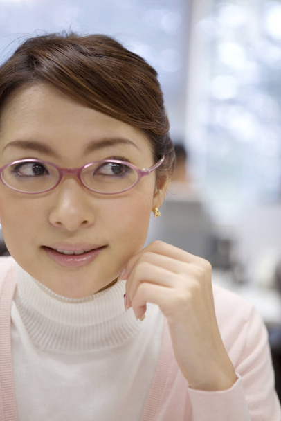 Portrait of Japanese office lady - Photo, Image
