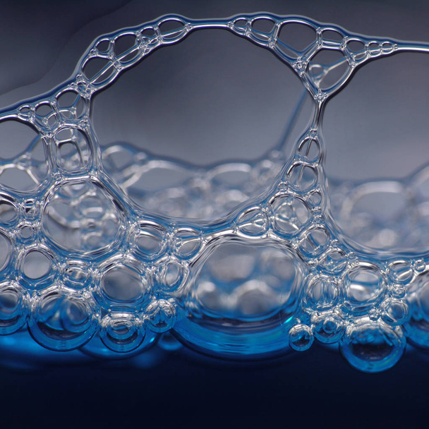 water bubbles in the blue - Fotó, kép