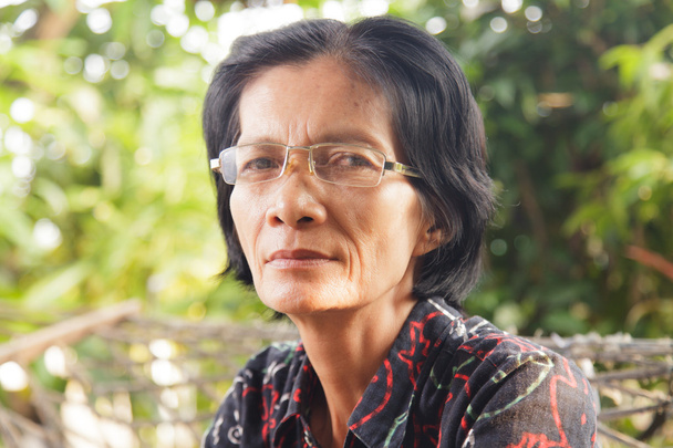 アジアの高齢者の女性 - 写真・画像