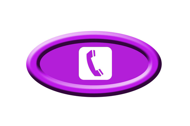telephone button, graphic illustration - Фото, зображення