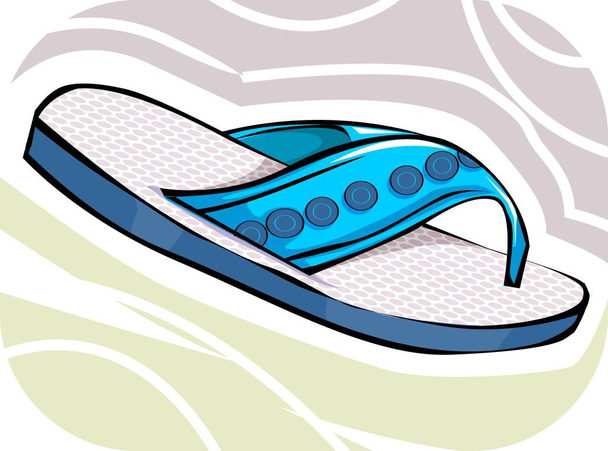 illustration of a flip flop - Foto, Bild