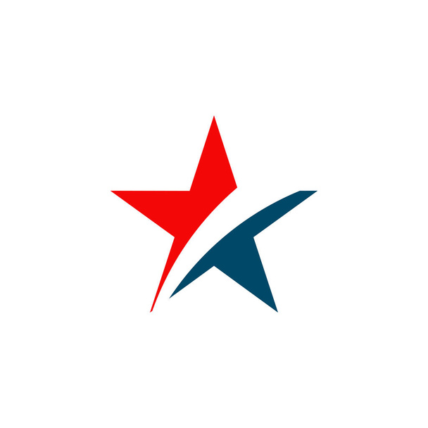 Star Logo Design Vektorvorlage - Vektor, Bild