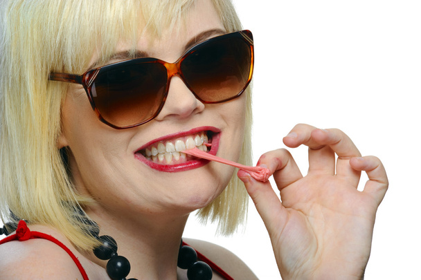 Chewing gum fun - Foto, afbeelding