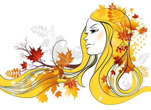 Autumn beauty - Vettoriali, immagini