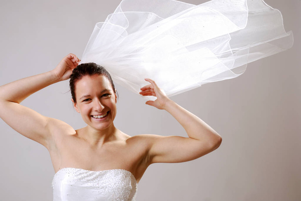 bride woman, wedding dress - Fotó, kép