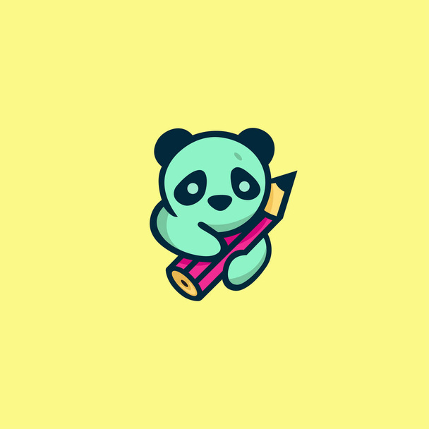 Cute Panda Clip Art - ベクター画像