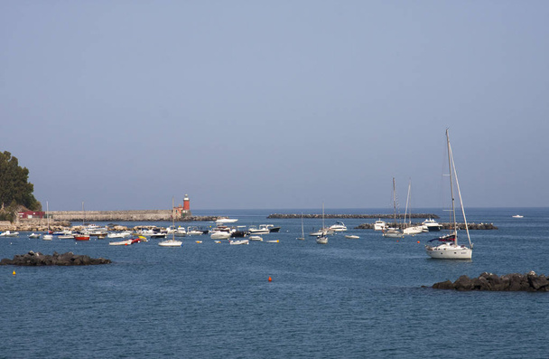 scenic view of beautiful harbor - Zdjęcie, obraz