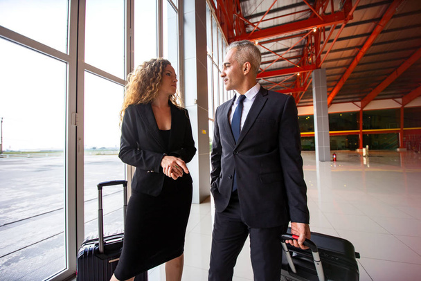 business people  at airport - Photo, Image
