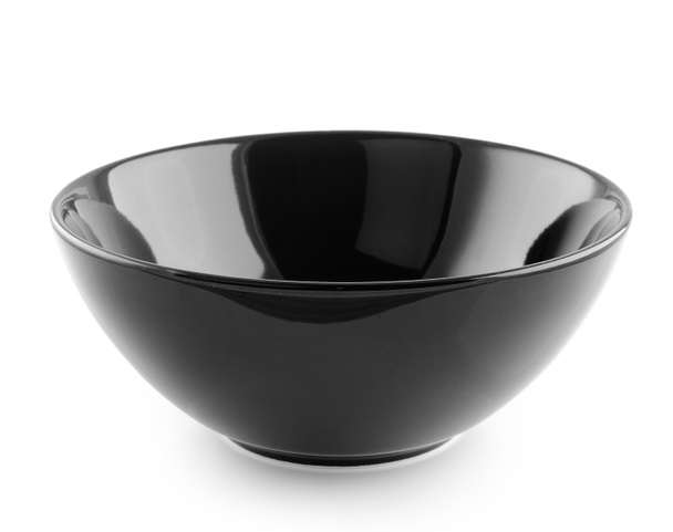 black bowl on white background - Photo, Image