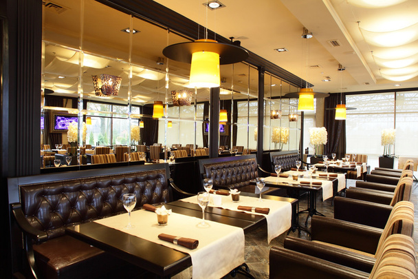luxury restaurant in european style - Foto, Imagem