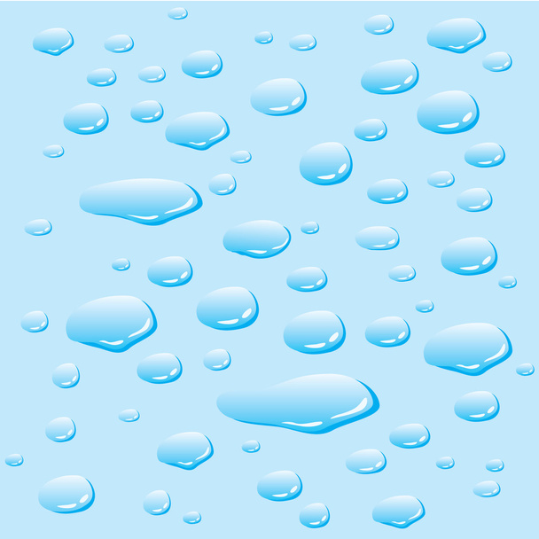 Water drops background - Vector, imagen